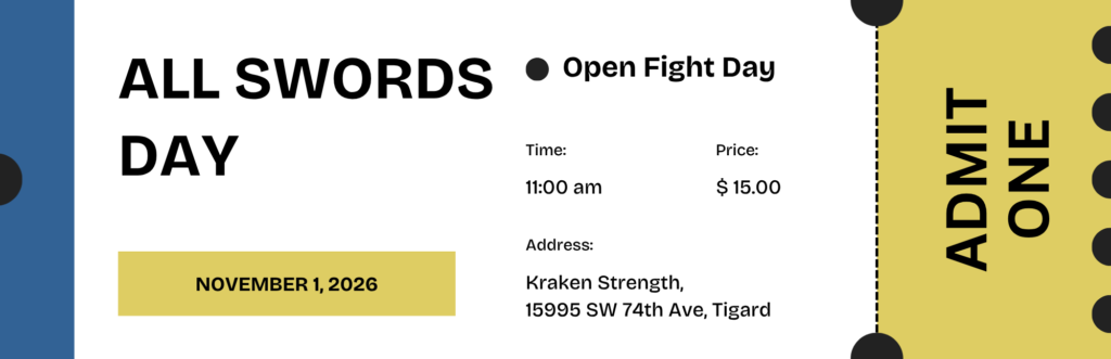 All Swords Day Event Ticket